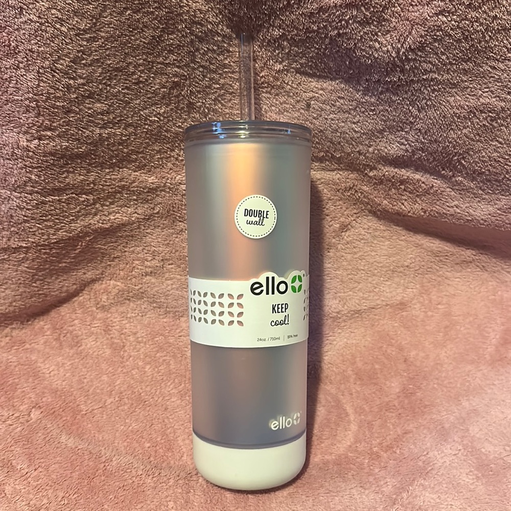 ello iridescent double insulated cold cup